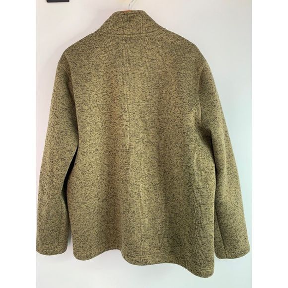 Men’s St. John’s Bay active wear jacket marled zip XL 6170 Performance Wind Rain - Picture 6 of 8